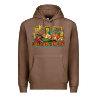 Chestnut happy thanksgiving Premium Hoodie - FaDigitalArtStudio