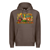 Coffee happy thanksgiving Premium Hoodie - FaDigitalArtStudio
