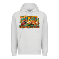 Dove Grey happy thanksgiving Premium Hoodie - FaDigitalArtStudio