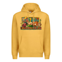 Mustard happy thanksgiving Premium Hoodie - FaDigitalArtStudio