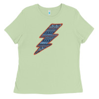 Matcha Western Orange Border Aztec Lightning Ladies Tee - Bettercallsaul