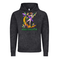 Vintage Black mardi gras cutie Vintage Hoodie - CowGirlArtShop