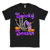 Black Spooky Season On Classic Tee - texasbilliewilder