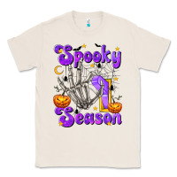 Natural Spooky Season On Classic Tee - texasbilliewilder