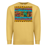 Antique Gold western home wind wheel sunflowers Premium Sweatshirt - Artiststas