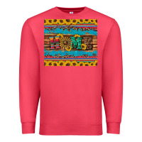 Cardinal western home wind wheel sunflowers Premium Sweatshirt - Artiststas