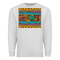 Dove Grey western home wind wheel sunflowers Premium Sweatshirt - Artiststas