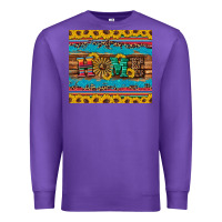 Purple western home wind wheel sunflowers Premium Sweatshirt - Artiststas