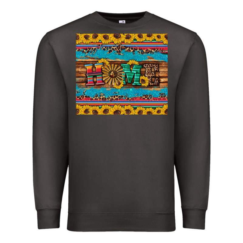 Western Home Wind Wheel Sunflowers Premium Sweatshirt by Artiststas | Teevron