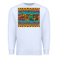 White western home wind wheel sunflowers Premium Sweatshirt - Artiststas