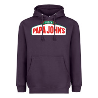 Plum product pizza papa jhons Heavyweight Hoodie - minhPixels