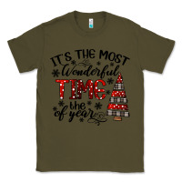 Army Green IT THE MOST WONDERFUL TIME the of year Classic Tee - CowhideDigitalArt