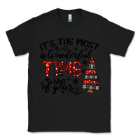 Black IT THE MOST WONDERFUL TIME the of year Classic Tee - CowhideDigitalArt