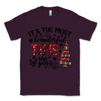 Plum IT THE MOST WONDERFUL TIME the of year Classic Tee - CowhideDigitalArt