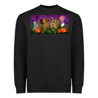 Black halloween mini license plate Heavyweight Sweatshirt - BundleAndBundleShop