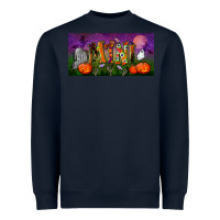Navy halloween mini license plate Heavyweight Sweatshirt - BundleAndBundleShop