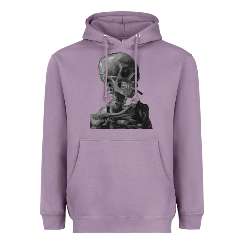 Vincent Van Gogh Skull Of A Skeletonvintage Halloween Skull Heavyweight Hoodie by minhPixels | Teevron
