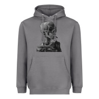 Storm Vincent Van Gogh Skull of a SkeletonVintage Halloween Skull Heavyweight Hoodie - minhPixels