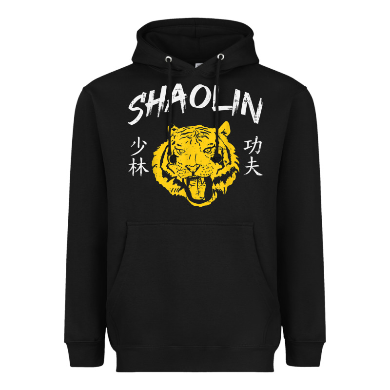 Tiger Shaolin Kung Fu Chinese Symbol Wushu Martial Arts Gift Heavyweight Hoodie by minhPixels | Teevron
