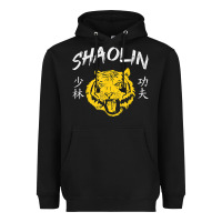 Black Tiger Shaolin Kung Fu Chinese Symbol Wushu Martial Arts Gift Heavyweight Hoodie - minhPixels