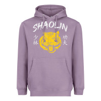 Lavender Tiger Shaolin Kung Fu Chinese Symbol Wushu Martial Arts Gift Heavyweight Hoodie - minhPixels
