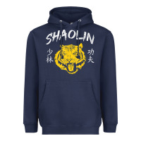 Navy Tiger Shaolin Kung Fu Chinese Symbol Wushu Martial Arts Gift Heavyweight Hoodie - minhPixels