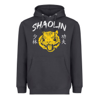 Smoke Tiger Shaolin Kung Fu Chinese Symbol Wushu Martial Arts Gift Heavyweight Hoodie - minhPixels