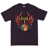 Plum angel wings softball Premium Tee - Jasminsmagicworld
