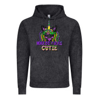 Vintage Black mardi gras cutie unicorn Vintage Hoodie - CowGirlArtShop
