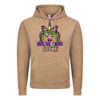Mardi Gras Cutie Unicorn Vintage Hoodie | Teevron