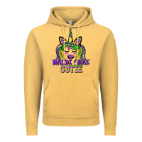 Vintage Mustard mardi gras cutie unicorn Vintage Hoodie - CowGirlArtShop