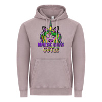 Vintage Zinc mardi gras cutie unicorn Vintage Hoodie - CowGirlArtShop