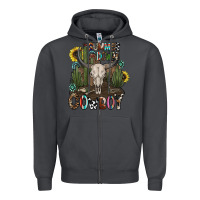 Smoke summer down cowboy Zipper Hoodie - CowhideDigitalArt
