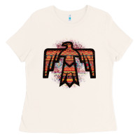Bone Red Aztec Thunderbird Ladies Tee - Bettercallsaul