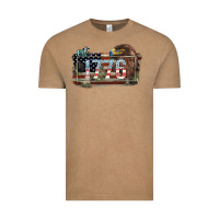 Vintage Coffee Eat. 1776 eagle 4th of july Vintage Tee - HowdyJamesFarm