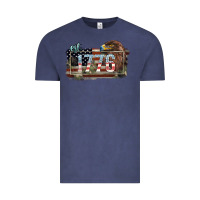 Vintage Denim Eat. 1776 eagle 4th of july Vintage Tee - HowdyJamesFarm