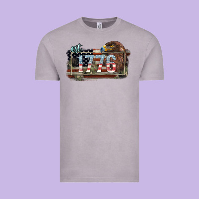 Eat. 1776 Eagle 4th Of July Vintage Tee Designed By Howdyjamesfarm