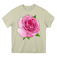 Mossy All Dressed Up Rose Heavy Core Tee - LillyAllenDesigns