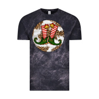 Cloud Black Elf Shoes Christmas Vintage Tee - RanaPortraitStore