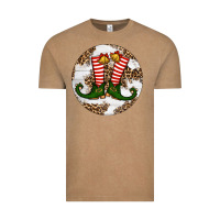 Vintage Coffee Elf Shoes Christmas Vintage Tee - RanaPortraitStore