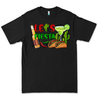 Black let's fiesta taco and beer Premium Tee - BarkalooDesign