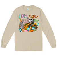 Mushroom I dig Easter Day Long Sleeve Tee - HowdyJamesFarm