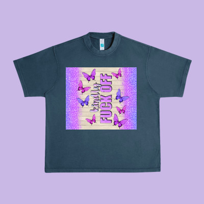 Kindly Fuck Off Urban Heavy Tee Designed By Tumblerdesignbyshophia