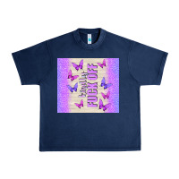 Navy kindly fuck off Urban Heavy Tee - TumblerDesignByShophia