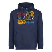 Navy proud army mom Heavyweight Hoodie - Artiststas
