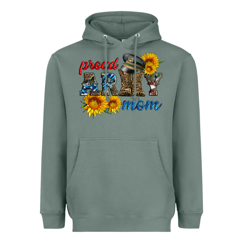 Proud Army Mom Heavyweight Hoodie by Artiststas | Teevron