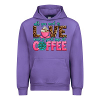 Tulip all you need is love and a good cup of coffee Urban Hoodie - AdoDesignShop