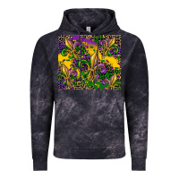Cloud Black mardi gras fleur de lis Vintage Hoodie - CowGirlArtShop