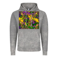 Cloud Rock mardi gras fleur de lis Vintage Hoodie - CowGirlArtShop