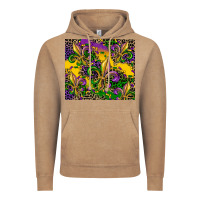 Vintage Coffee mardi gras fleur de lis Vintage Hoodie - CowGirlArtShop